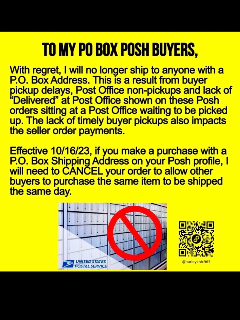 📦 NO P.O. BOX SHIPPING 📦